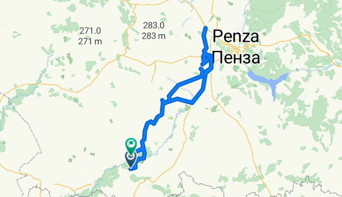 От Unnamed Road, Куракино до Unnamed Road