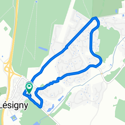 Easy ride in Lésigny (5km)