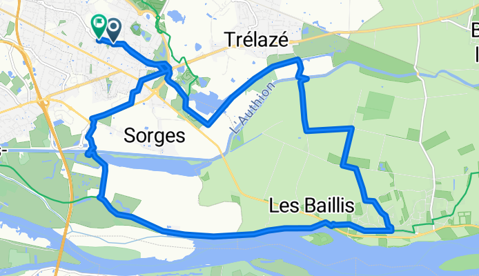 Itinéraire modéré en Trélazé