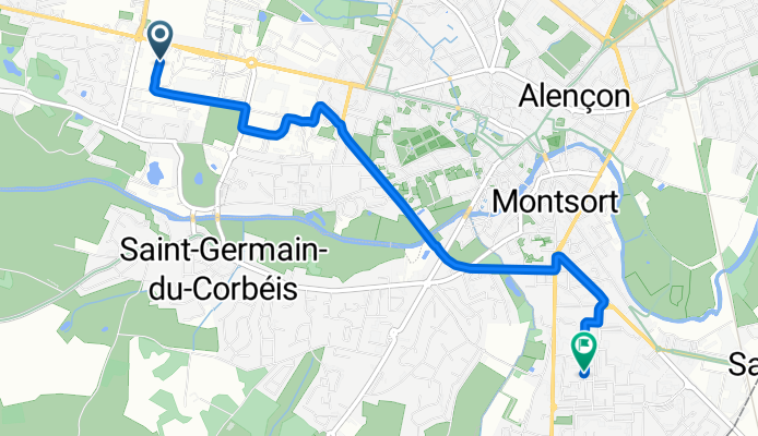 Cracking ride in Alençon