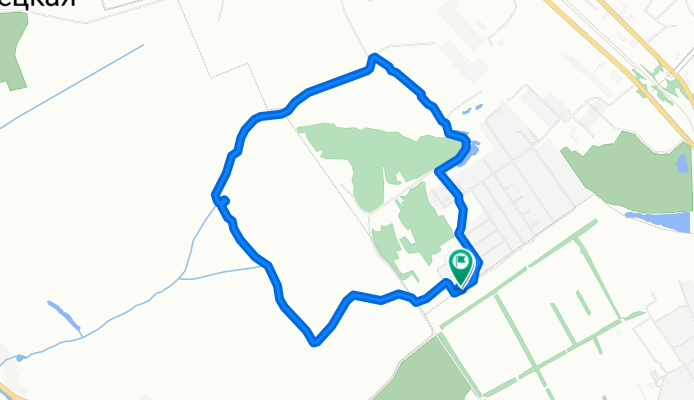 Restful route in Новомосковск