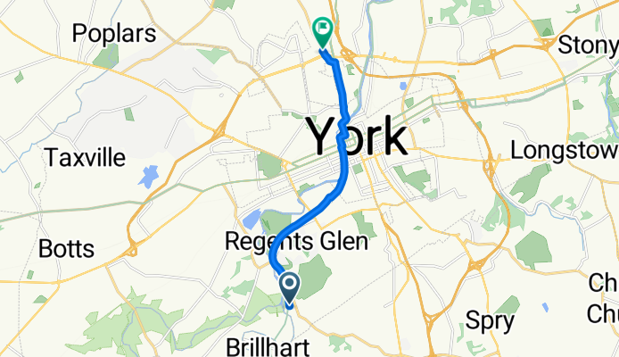 Moderate route in York