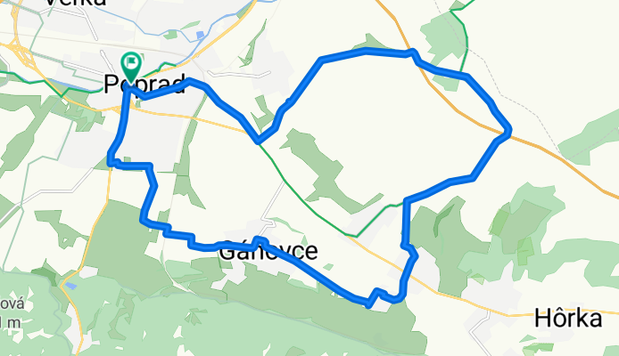 Poprad, Úsvit, Švábovce, Gánovce, Poprad