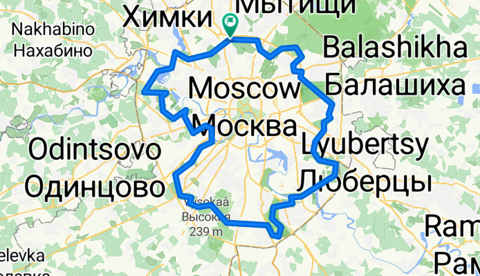 От Ботаническая улица 37, Москва до улица Комдива Орлова 2/37, Москва