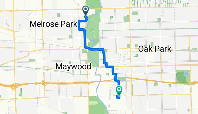 Restful route in Forest Park