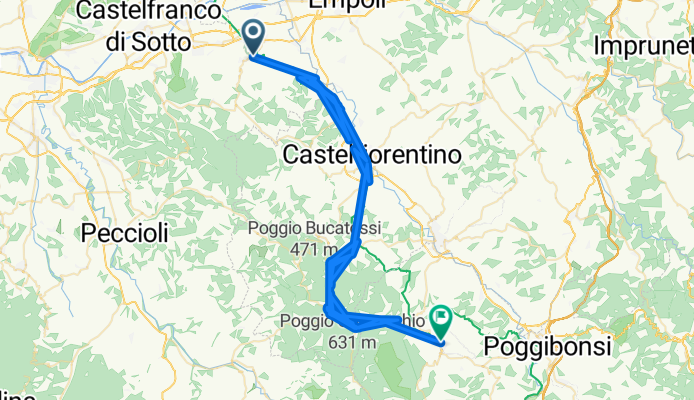 Tappa B15 - Da San Miniato a San Gimignano