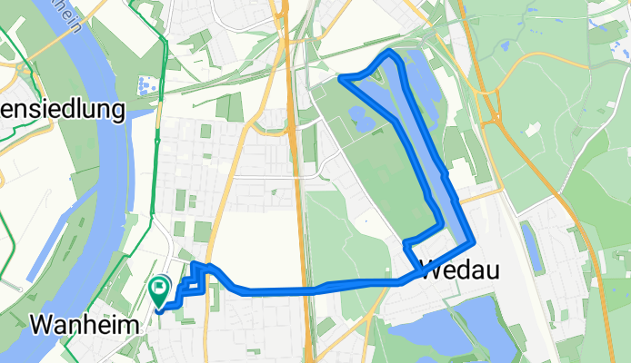 Efeustraße 20, Duisburg nach Efeustraße 21, Duisburg