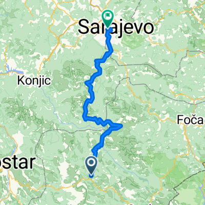 Plužine - Sarajevo (via Bjelašnica)