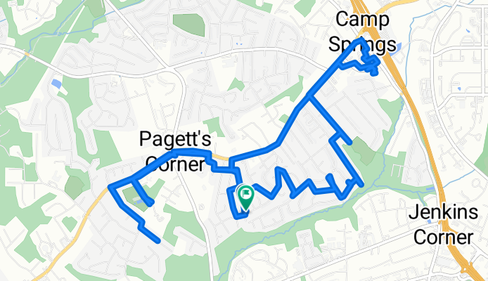 Restful route in Temple Hills