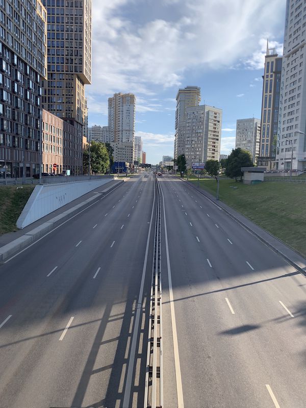 Restful route in Moscow