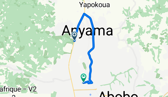 De Côte d'Ivoire à Unnamed Road, Abidjan