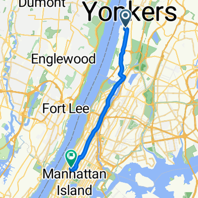 350 Hawthorne Ave, Yonkers to 151 W 108th St, New York