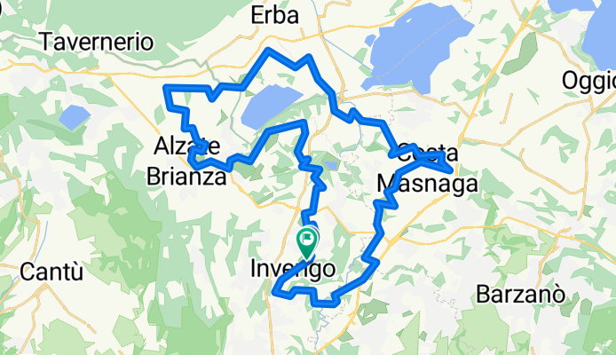 Da Via Molinello 5, Inverigo a Viale Dei Cipressi, Inverigo
