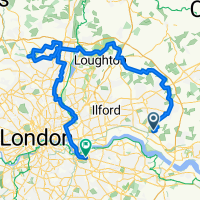 home via theydon bois and enfield