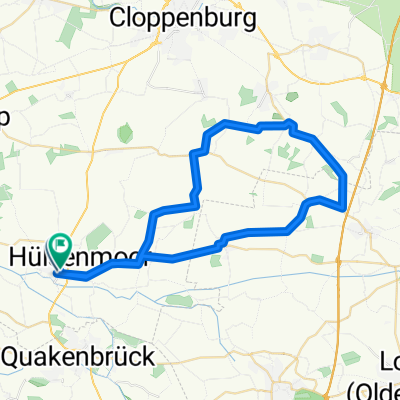 Flachetappe, fast nur Landstraßen und Radwege