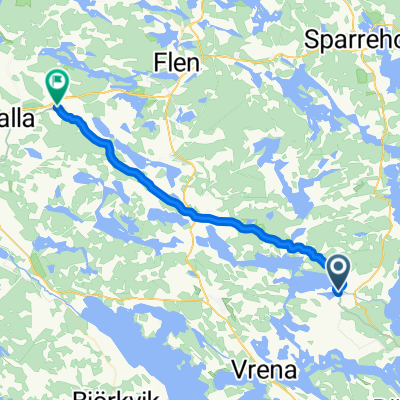 Ruta a Kyrkogatan 1, Sköldinge