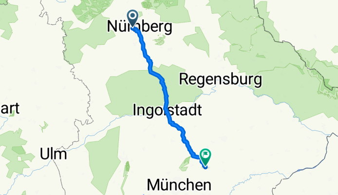 Jakob-Wassermann-Straße 28, Fürth nach Bachingerstraße 5, Erding