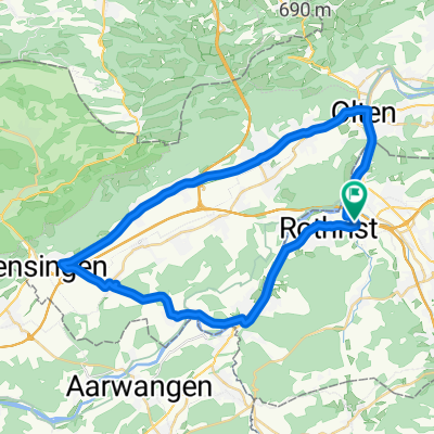 High-speed route in Rothrist
