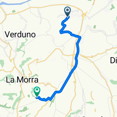 Da Via Pico della Mirandola 3, Roddi a Strada Fontanazza, La Morra