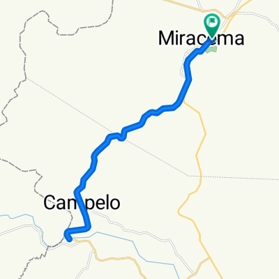 Restful route in Miracema