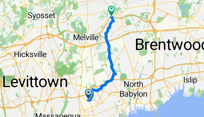 28 Benjoe Dr, Amityville to 228 Dix Hills Rd, Huntington Station
