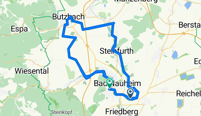 Bad Nauheim Münzenberg Butzbach kurz