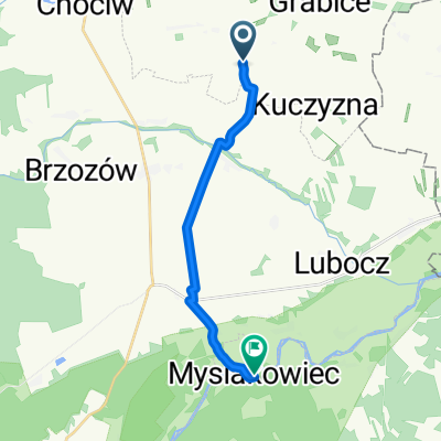 Mroczkowice 29, Mroczkowice do Mysiakowiec 10, Poświętne