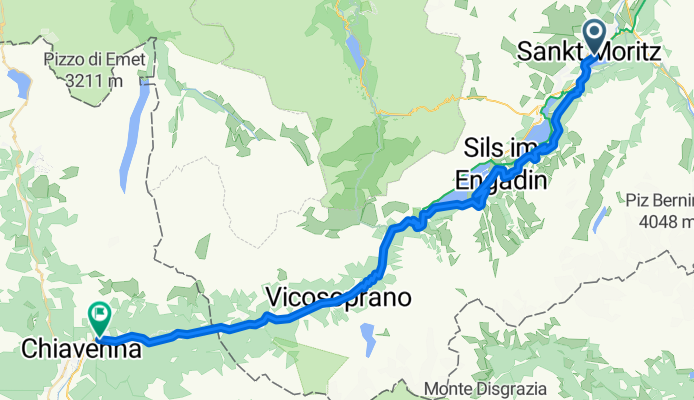 St.Moritz - Chiavenna