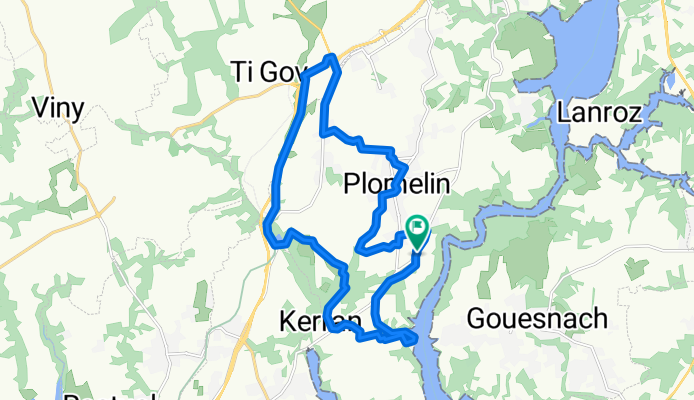 De Hent Prat Gouyen 1, Plomelin à Hent Prat Gouyen 1, Plomelin