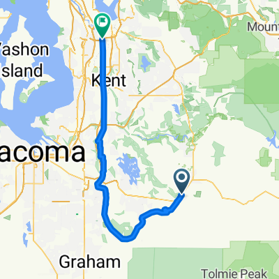 600 N River Ave, Buckley to 7200 S 156th St, Tukwila