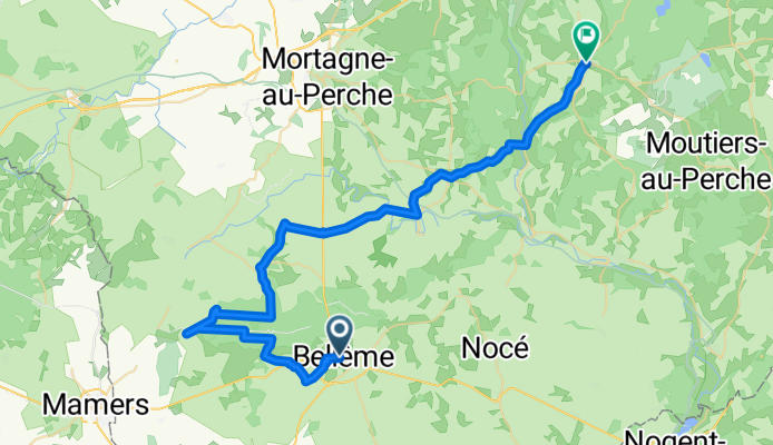 J2. Bellême-Longny  au Perche