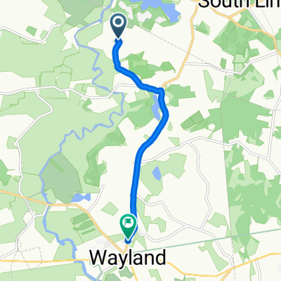 Sporty route in Wayland