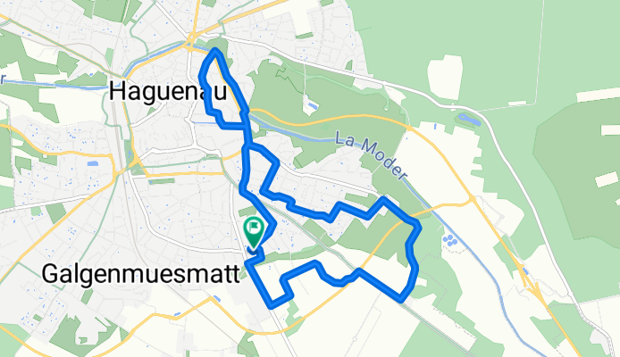 De 35 Rue des Moutons, Haguenau à 33 Rue des Moutons, Haguenau
