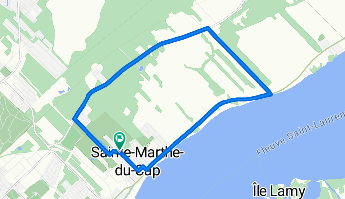 Restful route in Trois-Rivières