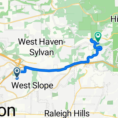 2495 SW Burbank Ave, Portland to 5100–5298 SW Barnes Rd, Portland