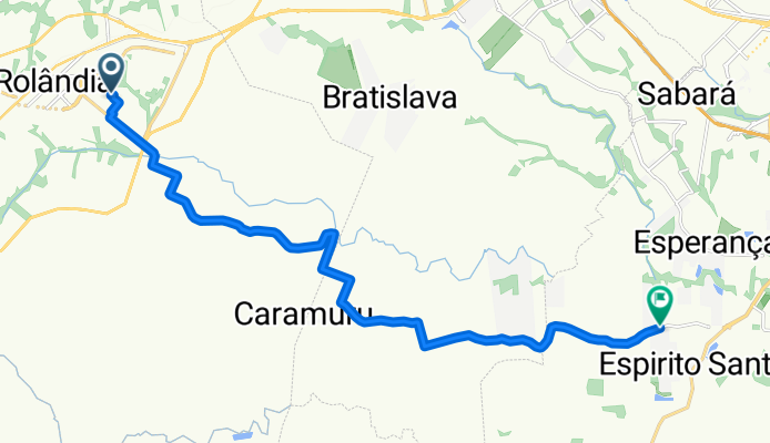 De Rua Ribeirão Caramuru 84 a Rua Adalberto Luís Pirola, 1277-1369