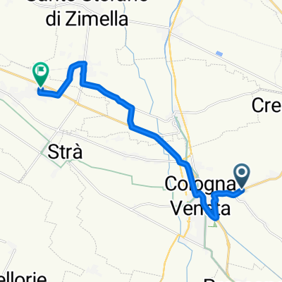 Da Via Moranda 4, Cologna Veneta a Vicolo Adige 7, San Gregorio