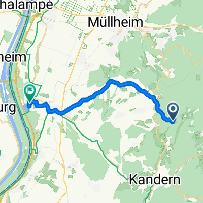 High-speed route in Neuenburg am Rhein