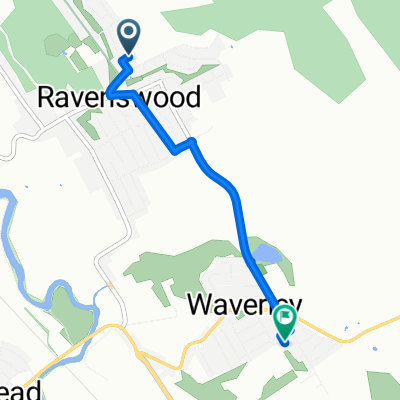 Route to 24 Renfern Street, Waverley