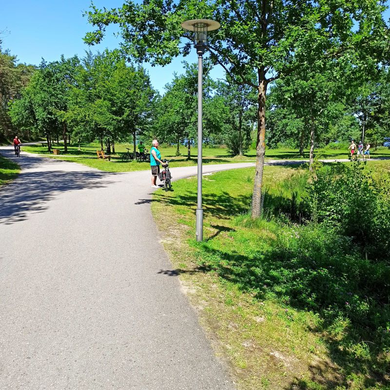 Langsame Fahrt in