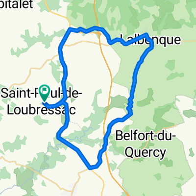 De D26, Saint-Paul-de-Loubressac à D26, Saint-Paul-de-Loubressac