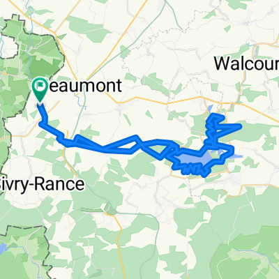 Lac de l' eau d'heure  64 km