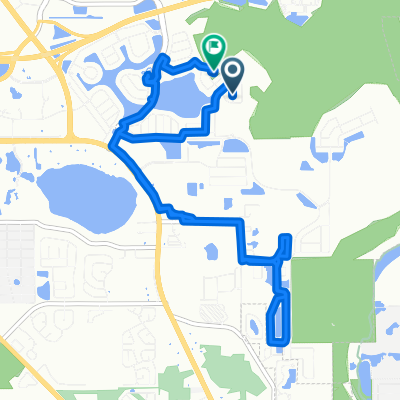 Restful route in Kissimmee