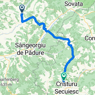 DJ135A 72, Valea to DJ136 78, Cechești