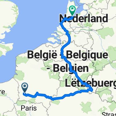 Bouvais-Luxembourg-Brusel-Amsterdam