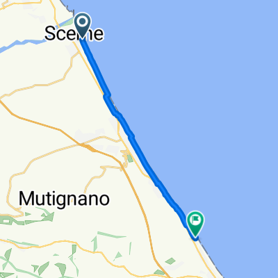 Restful route in Silvi