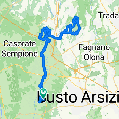 Da Via E. De Amicis 13, Samarate a Via E. De Amicis 3, Samarate