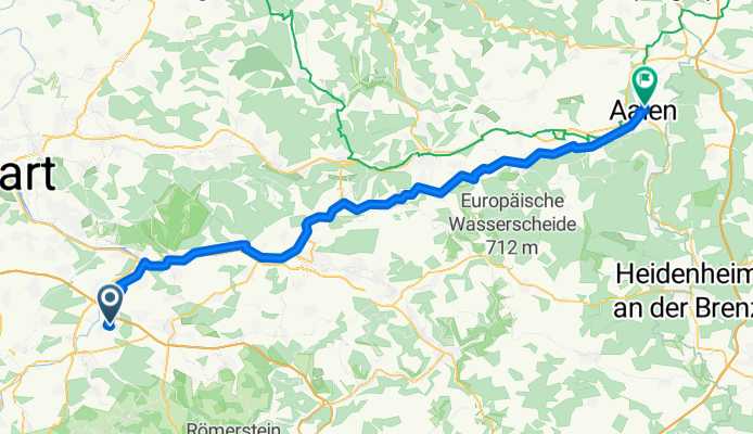 Rossbergstraße 2–8, Oberboihingen nach Schleifbrückenstraße, Aalen