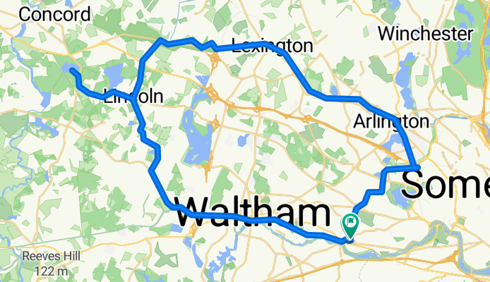 25 Patten St, Watertown to 31 Irving St, Watertown