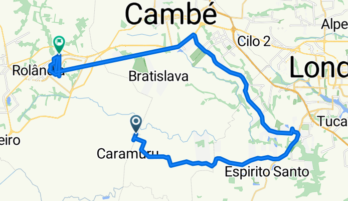 De Estrada da Bratislava a Avenida Jose de Oliveira Resende 25